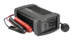 Battery Power for Camping - when you're at a spot that has mains power (a caravan park or at home) then you can charge your batteries using a battery charger.