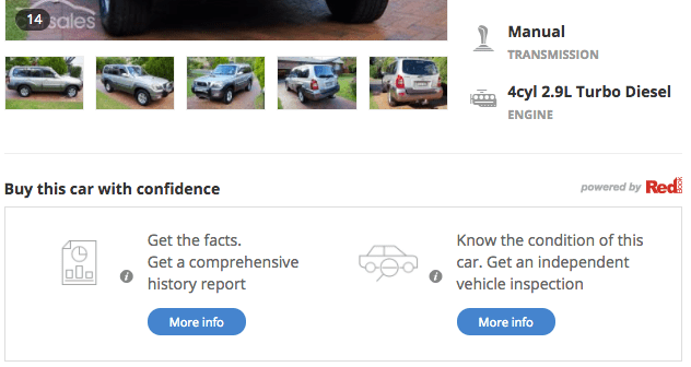 Buying a 4WD from outside Australia - order a vehicle inspection straight from the web site