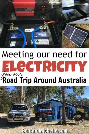 Ben & Michelle - Road Trip Around Australia - Behind Schedule & Over Budget - when setting ourselves up with battery power so that we could go off-grid camping, I think we did everything wrong! Here's what we did and how we recommend you set up your battery power... the right way!