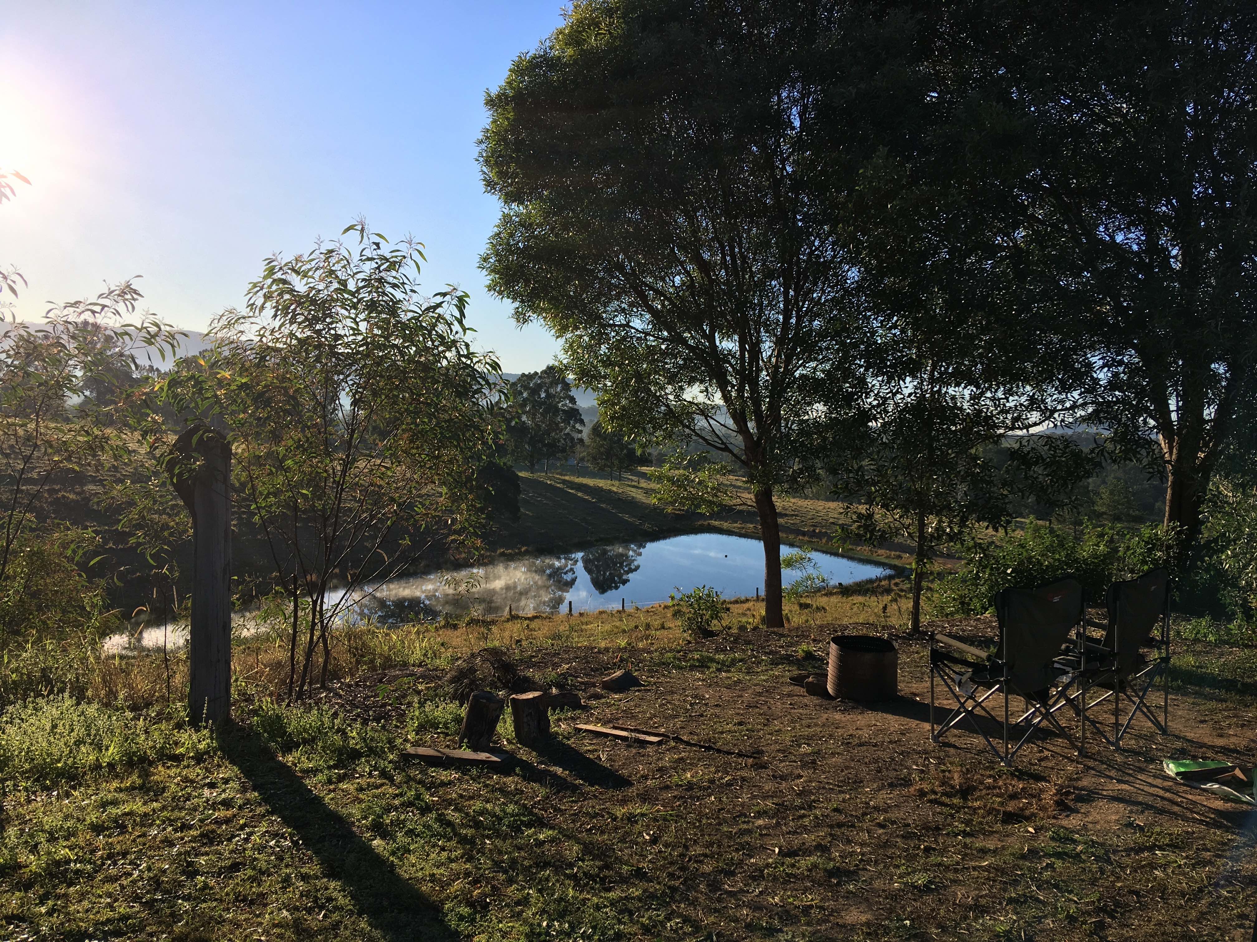 Ben & Michelle's Road Trip Around Australia - Still trying to sort stuff out - Warrigal Ridge Bush Camp - July 2017