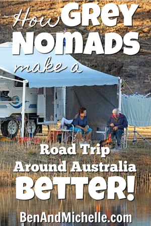 Ben & Michelle - Road Trip Around Australia - I Love Grey Nomads, Here's Why - Grey nomads are the whole reason that this trip is as comfortable as it is, it is because they make up such a large portion of the caravan park market that their demands and desires have been put into place. This is what I mean...