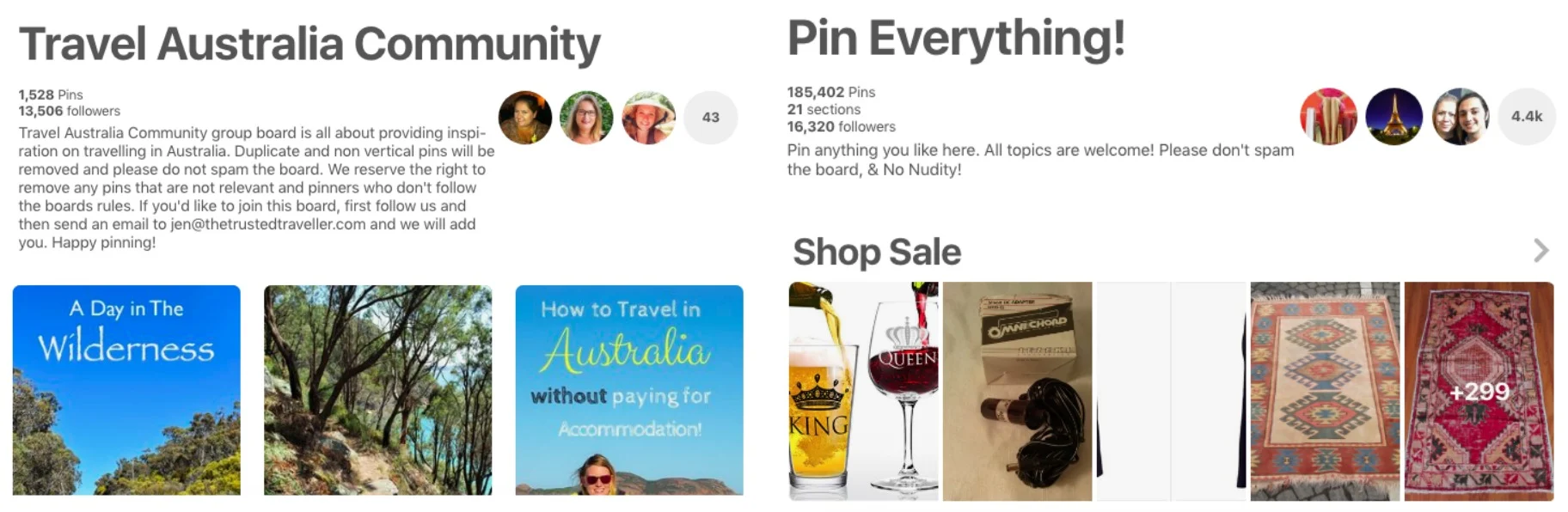 How to use Pinterest for your blog - finding group boards that are relevant to your niche, don't have too many contributors but have more followers than you currently do.