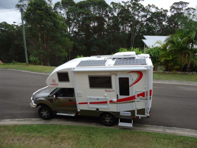 Awesome Small RV / Motorhomes - Australian manufacturer Explorer Motorhomes is listening to all the travellers that have been pleading for solar panels for years.