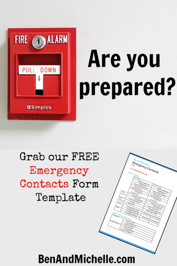 Grab our FREE Emergency Contact Form Template and get yourself prepared for your road trip around Australia. It's not complicated but just this little piece of planning will be so helpful should disaster strike. #freeemergencycontactformtemplate #roadtriparoundAustralia