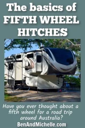 If you're new to fifth wheel trailers it can be a bit confusing when you're thrown into a world of fifth wheel hitches, goosenecks and sliders. Here's the basics of what it all means. #fifthwheelhitches