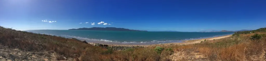 View of the sea from Townsville QLD