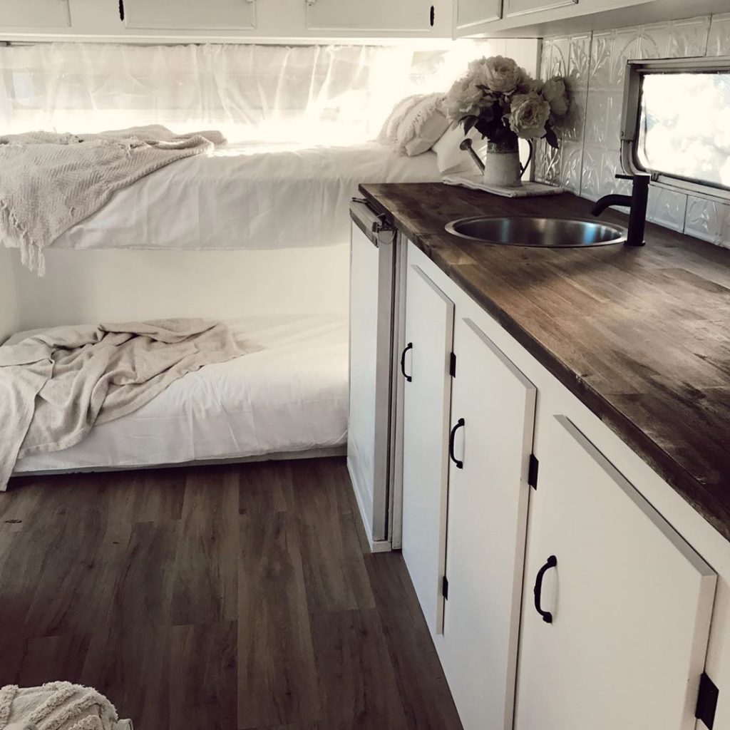 Caravan Bunk Beds Caravan Renovation Series Ben & Michelle