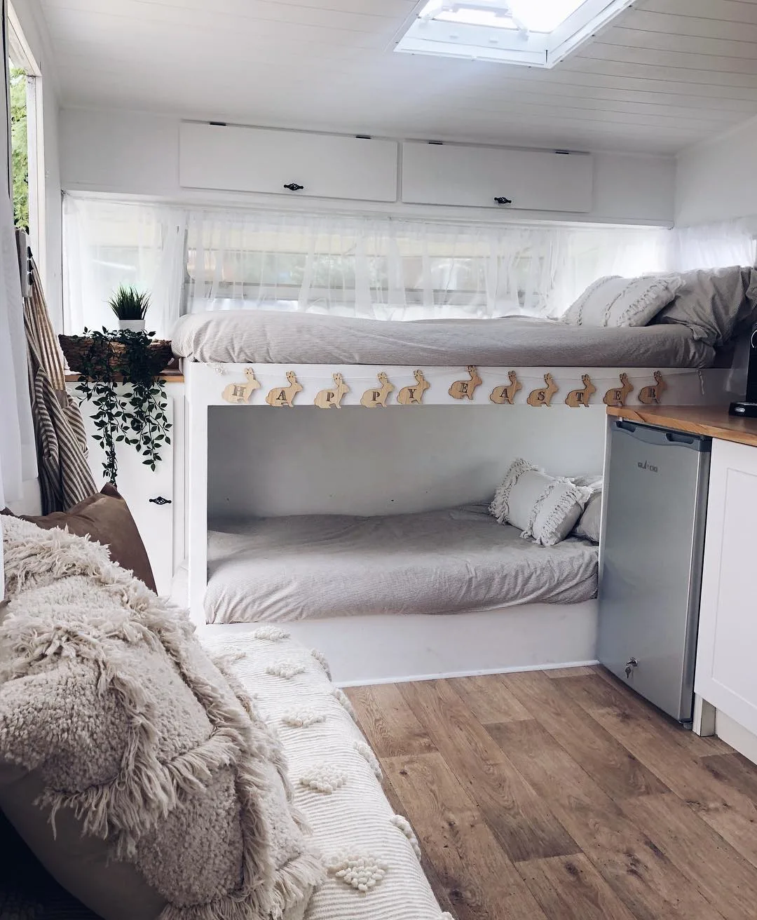 Caravan Bunk Beds Renovation