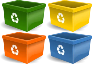 Recycling bins