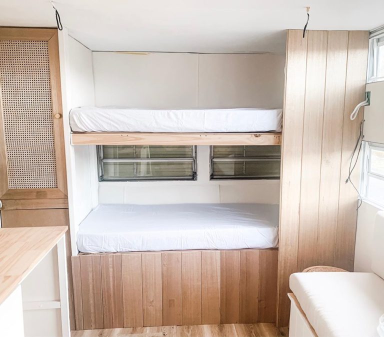 Caravan Bunk Beds Caravan Renovation Series Ben & Michelle