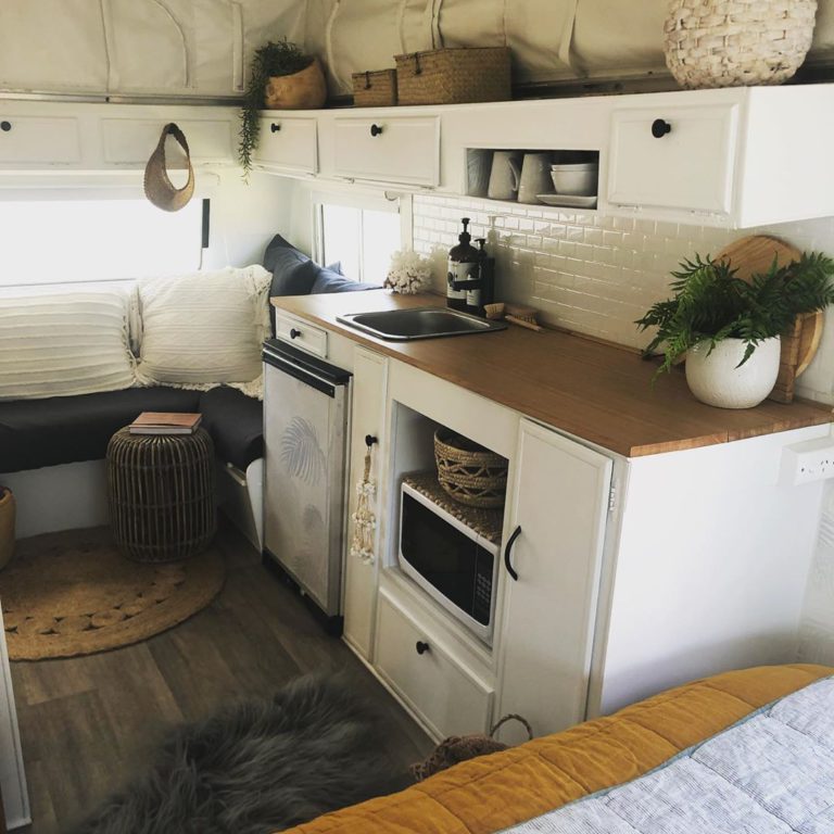 Pop-top caravan renovations - Ben & Michelle