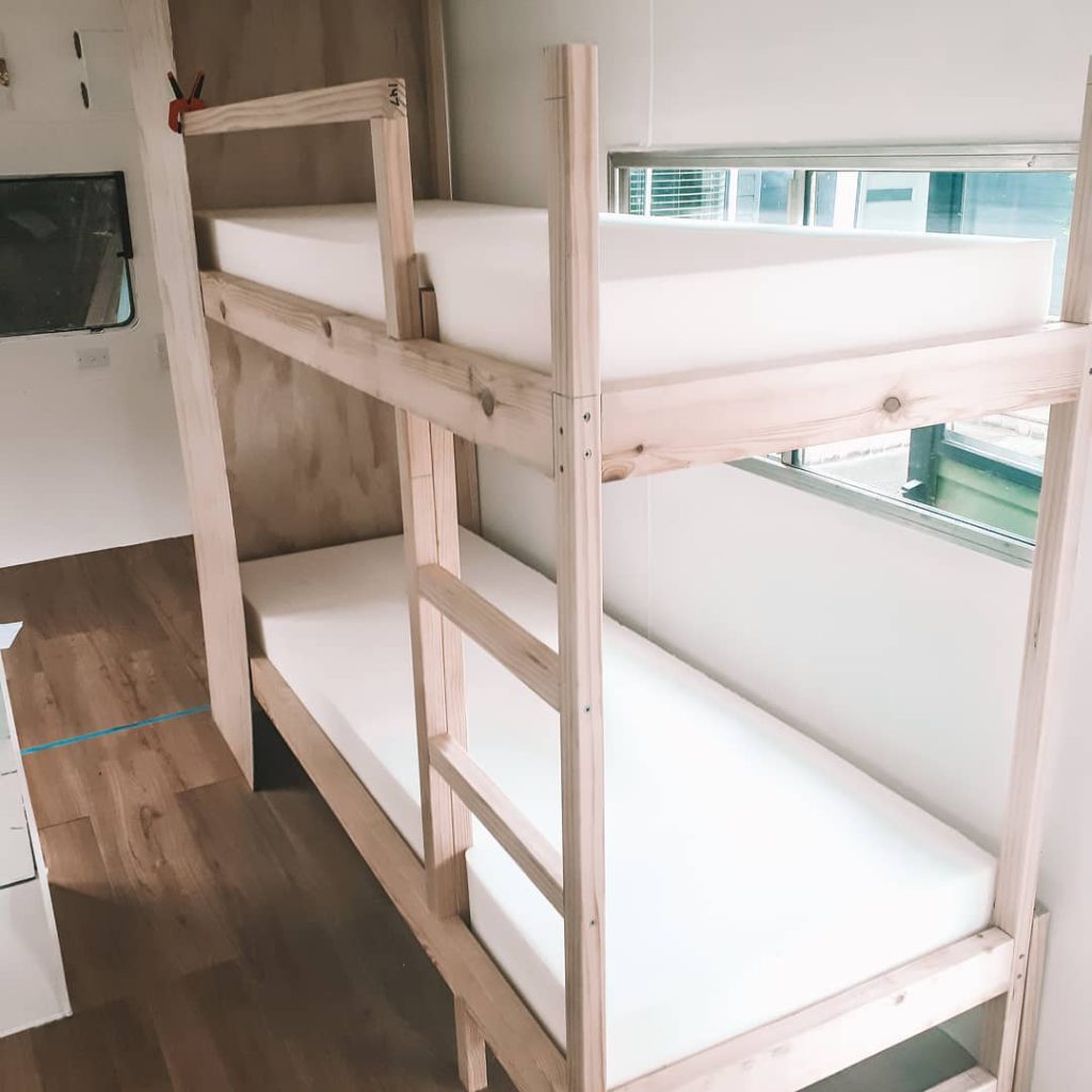 Caravan Bunk Beds Caravan Renovation Series Ben & Michelle