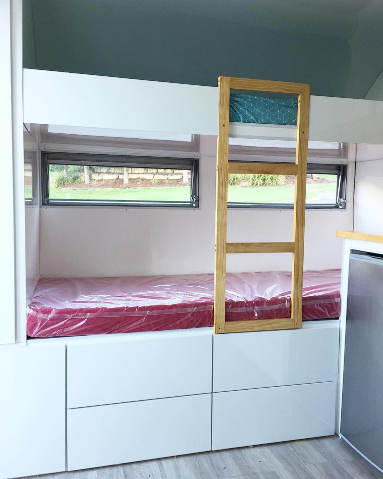 Caravan Bunk Beds Caravan Renovation Series Ben & Michelle