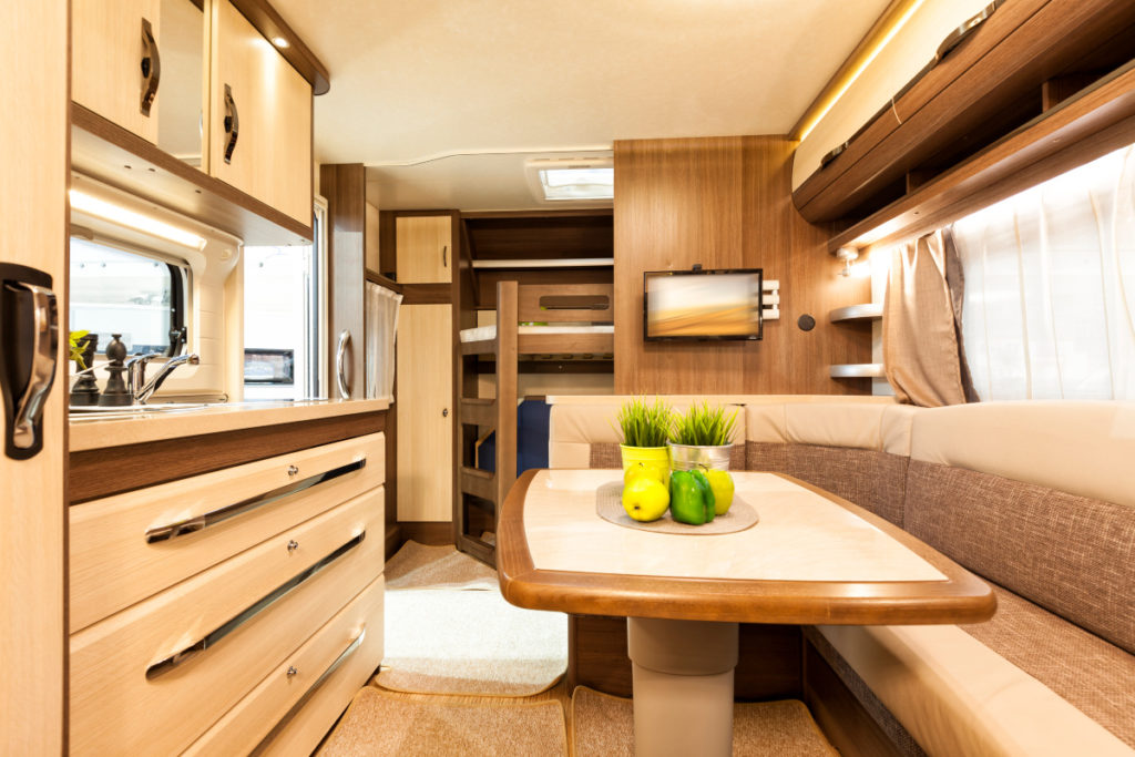 How to make your caravan interior look bigger - Ben & Michelle