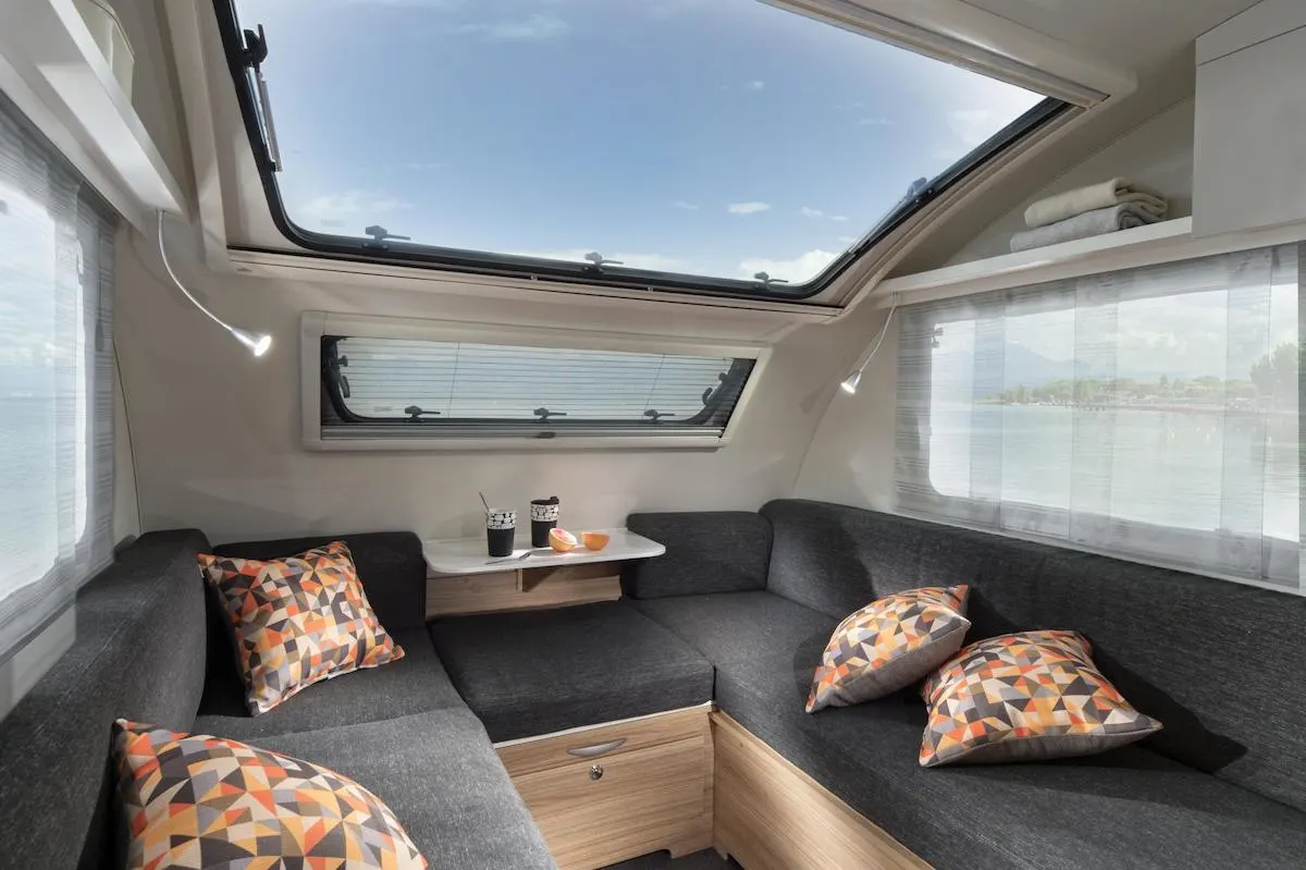 compact caravan interior photo