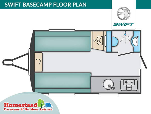 tiny caravan layout