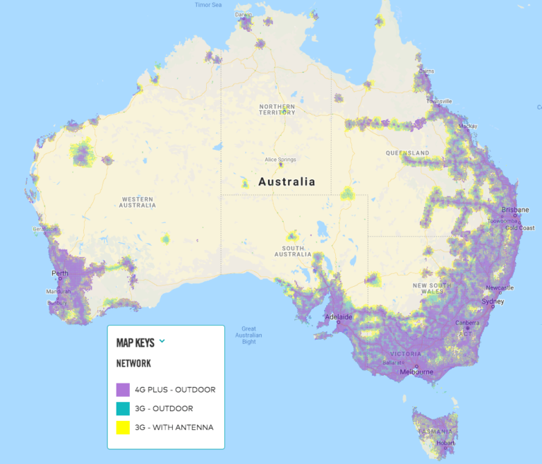 Network Coverage Map