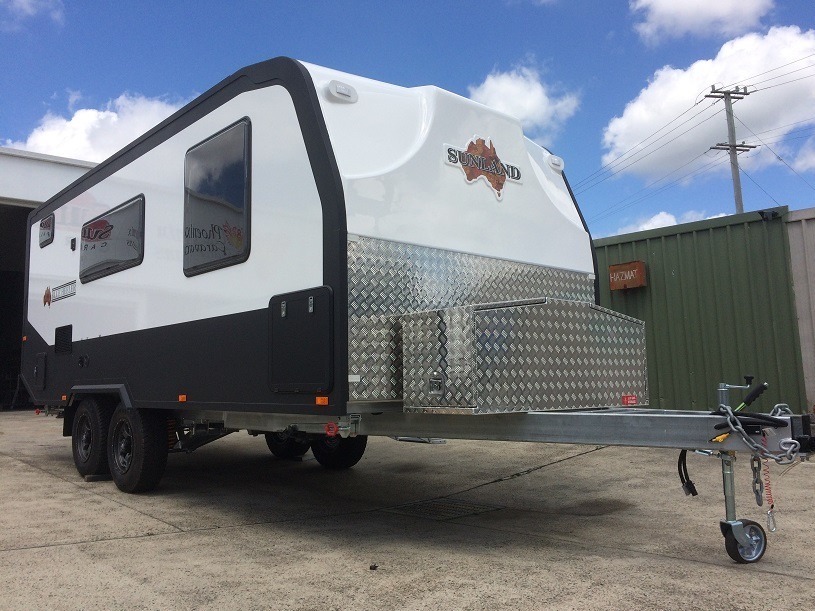 Sunland Blue Heeler off-road caravan.