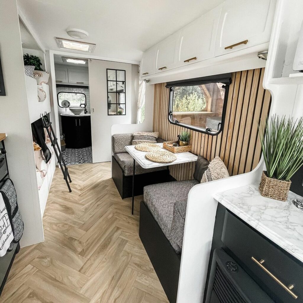 Caravan Interior Design Sarah Emily Interiors Shows Us How It s Done 