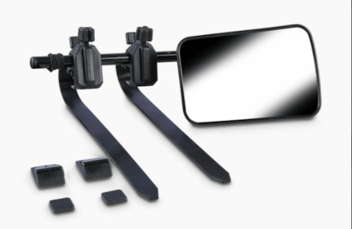 Attach on towing mirrors.
